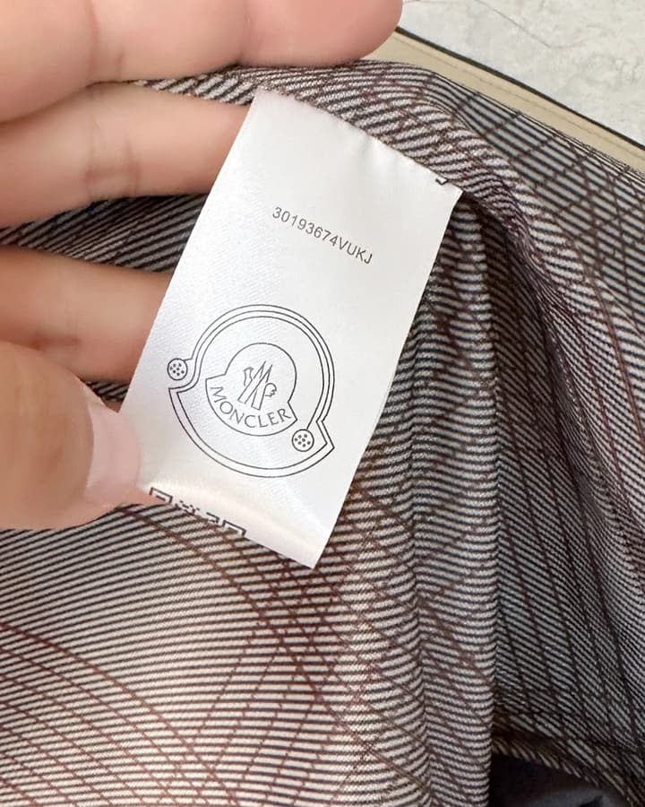 Moncler Stand Collar Logo Jacket – 2025 Fall Collection in Black
