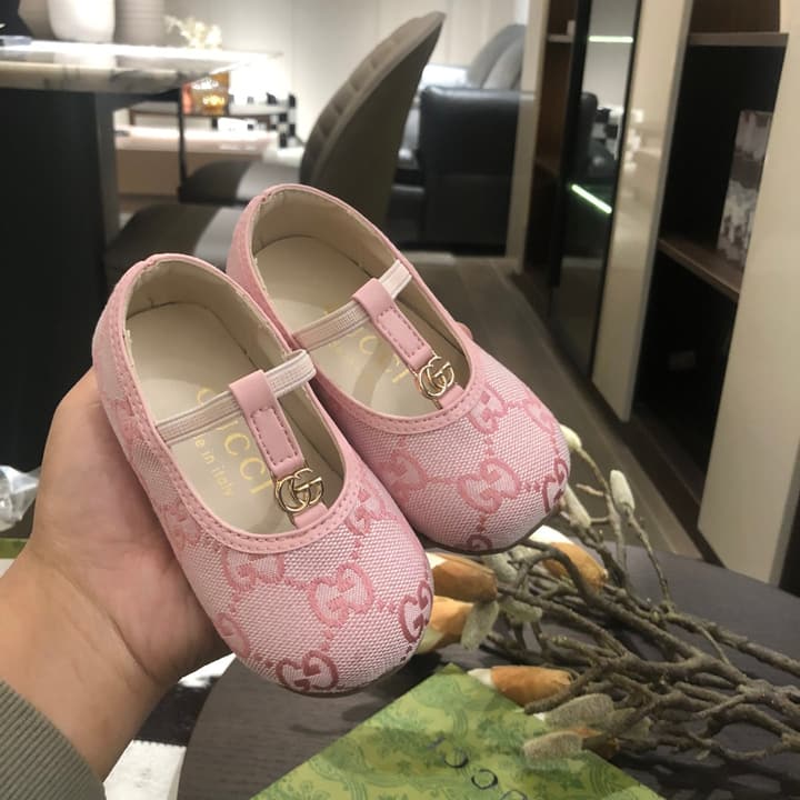 Gucci Kids Footwear – Kids Collection in Beige/brown Gg Monogram