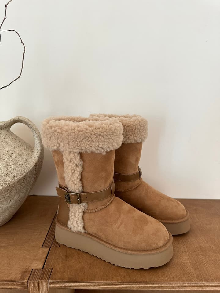 UGG Platform Shearling Snow Boots