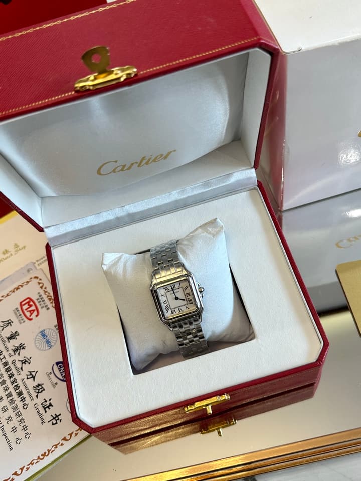 Cartier Panthère Ultra-Thin Steel Watch – 24x24mm