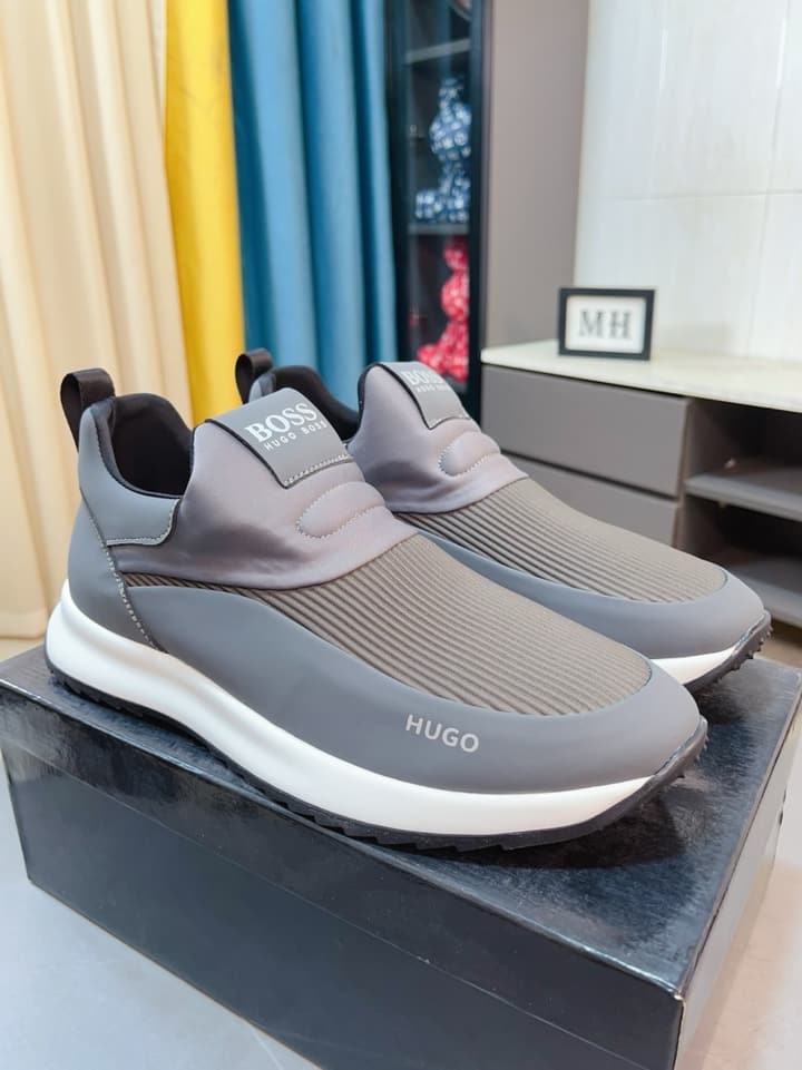 Boss Classic Suede and Waterproof Casual Sneakers