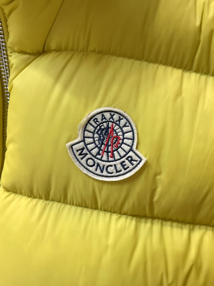 Moncler Stand Collar Embossed Down Jacket – Limited Edition in Black