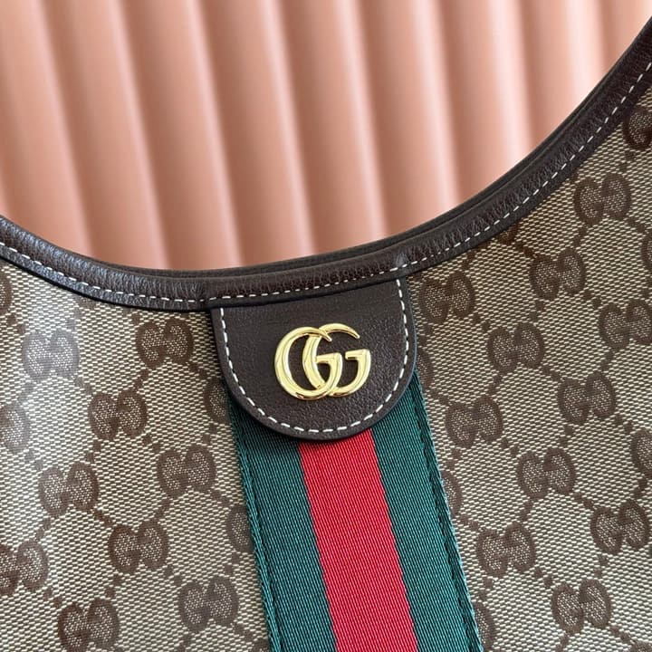 Gucci Giglio Coated GG Tote Bag – Spring/Summer Collection – 2026SS in Crystal Brown