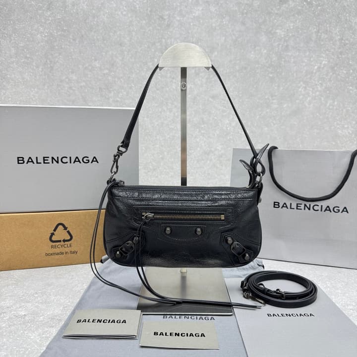 Balenciaga Le City Mini Shoulder Bag in Classic Black