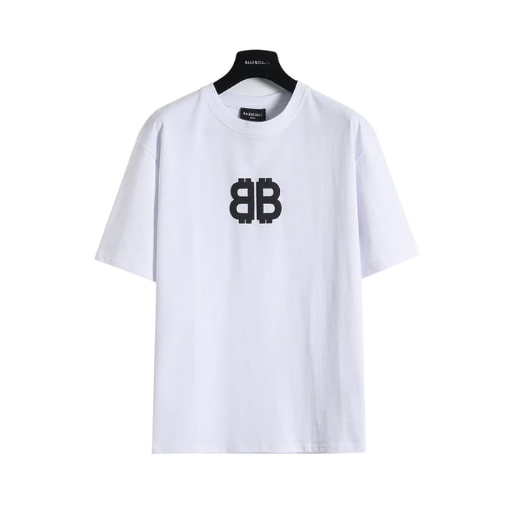 Balenciaga Double B Dollar Foam Print T-Shirt – 26SS in Black