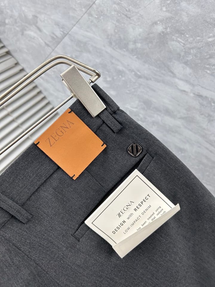 Zegna Custom Casual Trousers – 2025SS in Black