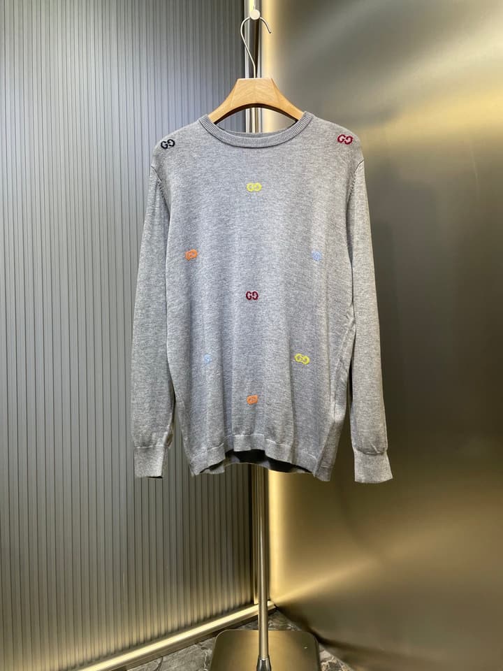 Gucci Embroidered Top – 2025FW in Dark Blue