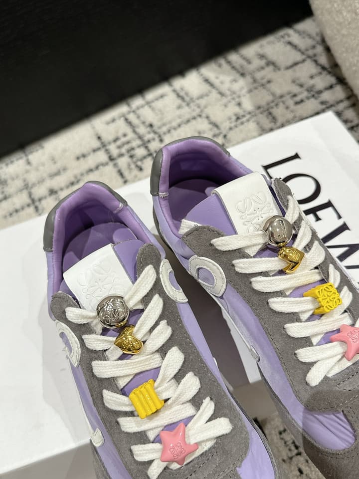 Loewe Ballet Runner 2.0 Unisex Sneakers – 2025 Collection in White And Light Blue