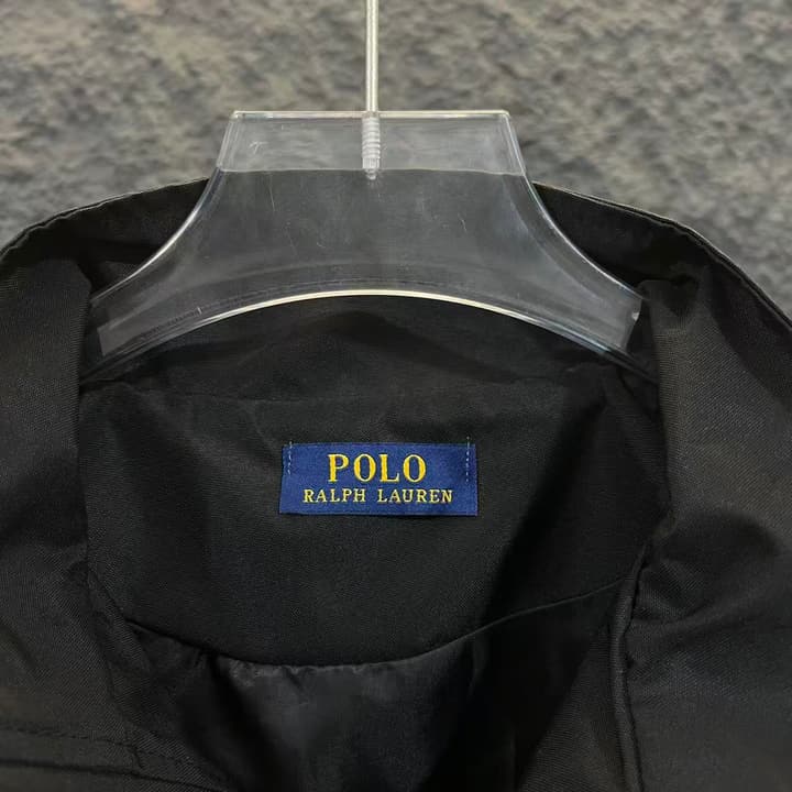 Ralph Lauren Retro Workwear Embroidered Jacket in Black