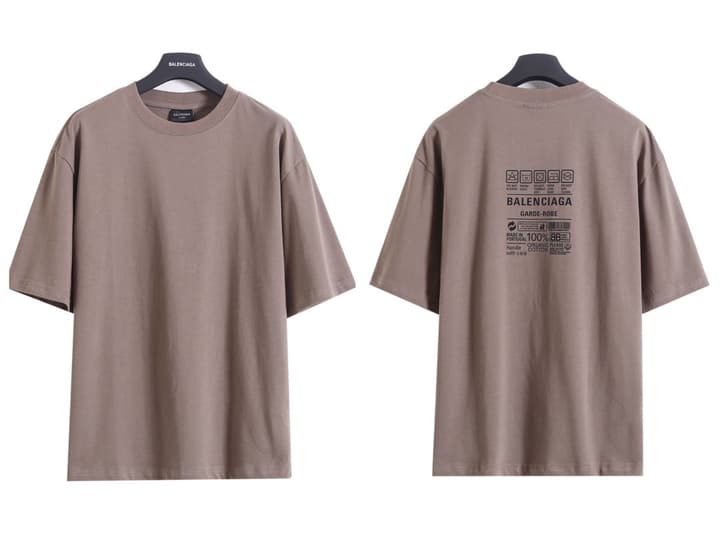 Balenciaga Eco-Friendly Graphic T-Shirt – 26SS in Black