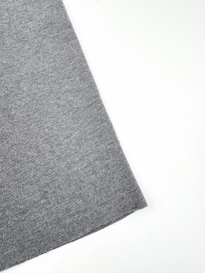 Dior Icon Wool Zip Cardigan in Fog Gray