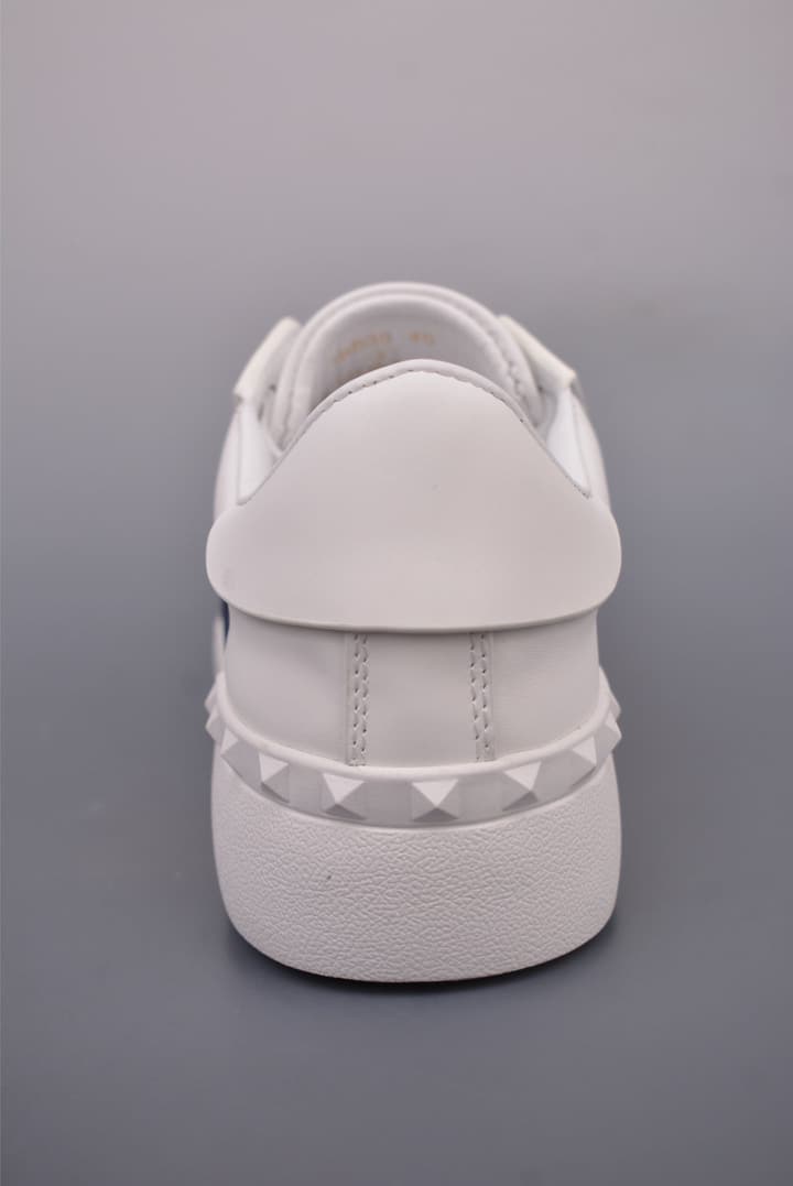 Valentino Rockstud Untitled Rivet Sneakers – 2025 Collection in White With Black Band