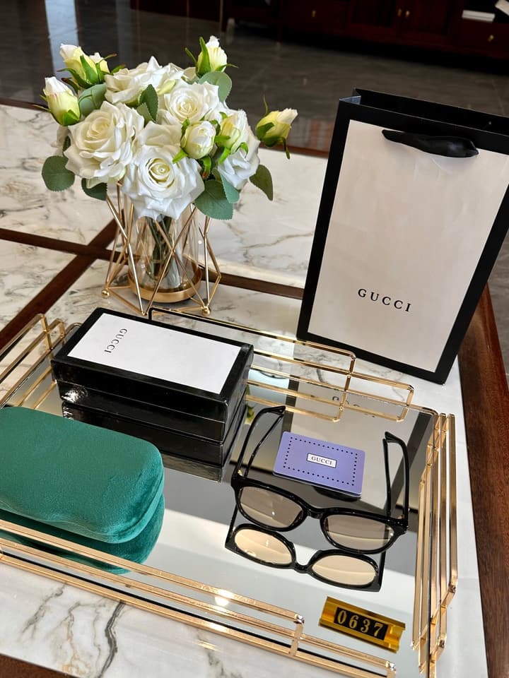 Gucci Polarized Sunglasses in Clear Lenses