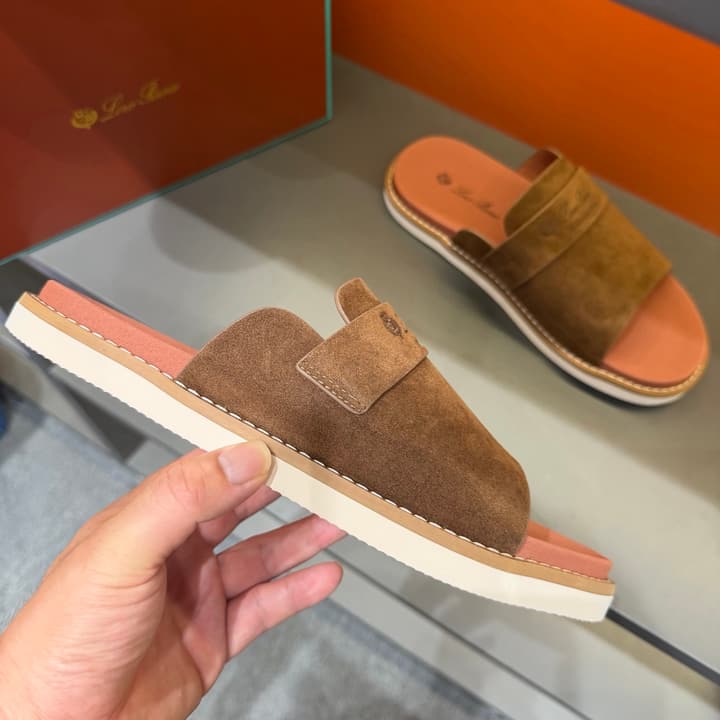 Loro Piana Summer Walk Crisscross Mules