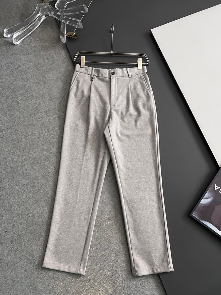 Zegna 2025 Cashmere Blend Casual Trousers in Classic Black