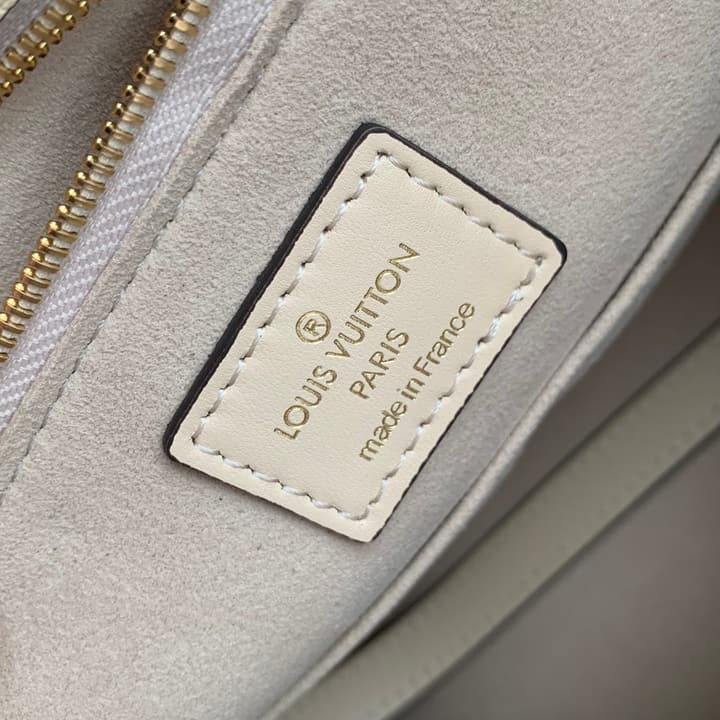 Louis Vuitton OnTheGo Medium Monogram Empreinte Tote in Cream Monogram Empreinte