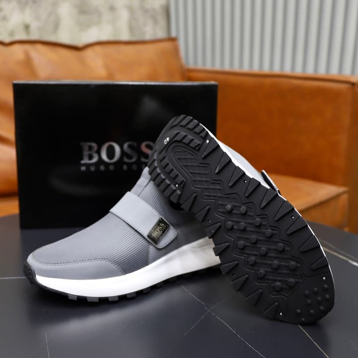 Boss Men's Knit Sport Sneakers