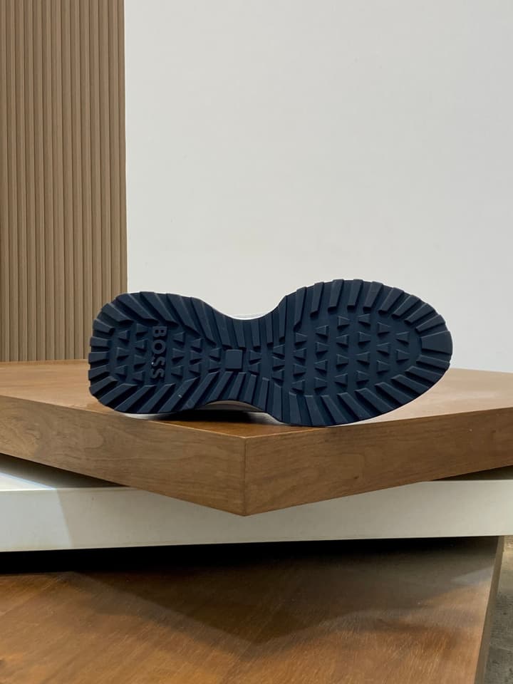 Boss Menswear Suede and Mesh Sneakers