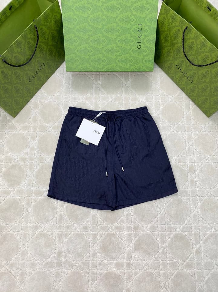 Dior Jacquard Swim Trunks – 2026SS in Navy Blue