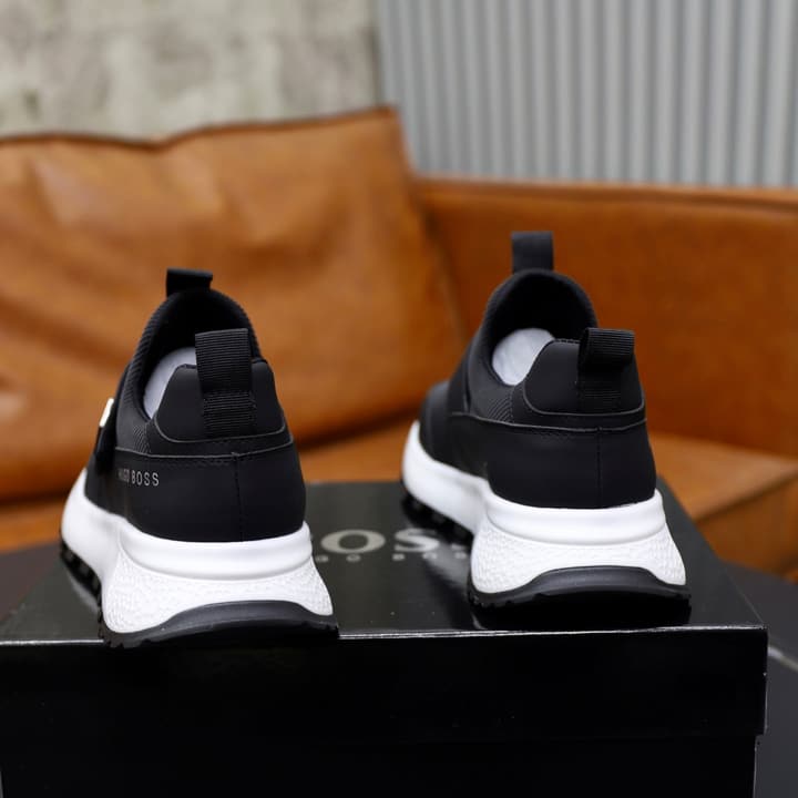 Boss Men's Knit Sport Sneakers