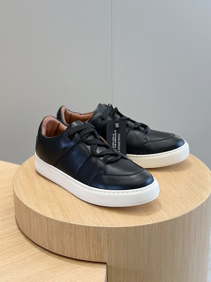 Zegna Tiziano Couture Sneakers in Black With Matching Laces