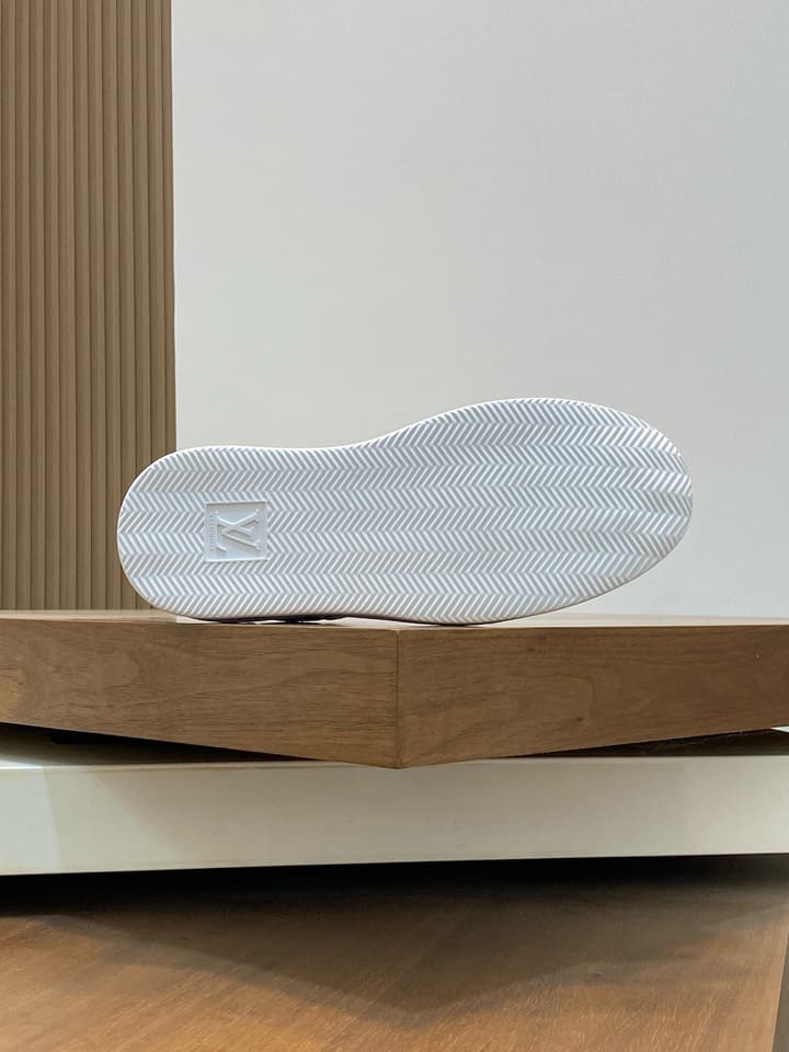 Louis Vuitton Nappa Leather Lightweight Sneakers in All White
