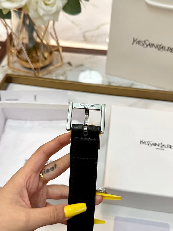 Saint Laurent Classic Leather Belt – 3.0cm
