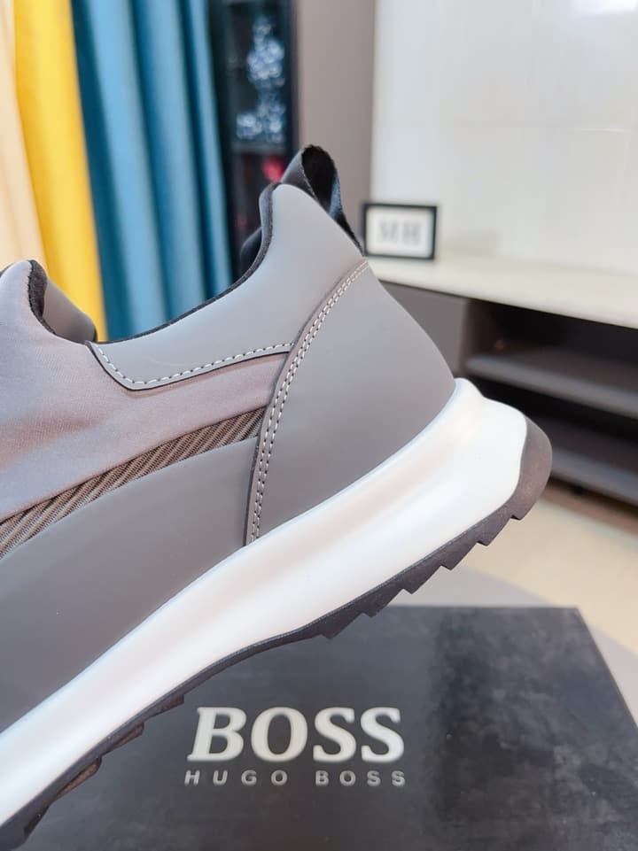 Boss Classic Suede and Waterproof Casual Sneakers