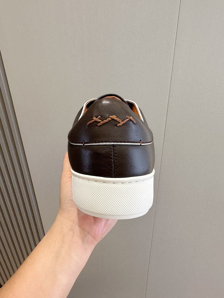 Zegna Tiziano Couture Sneakers in Black With Matching Laces