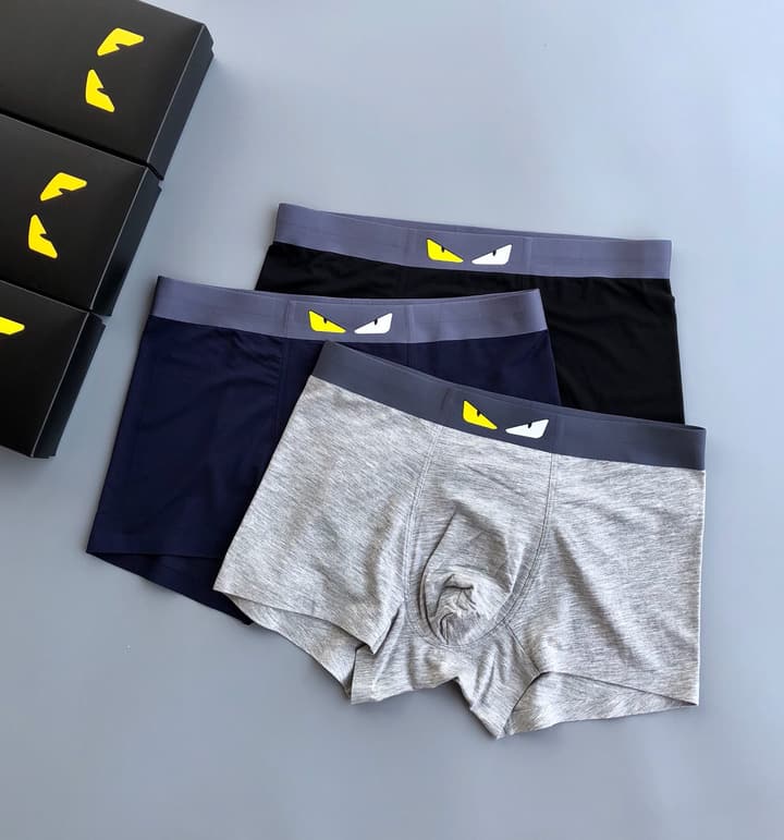 Fendi Seamless Modal Boxer Briefs 3-Pack