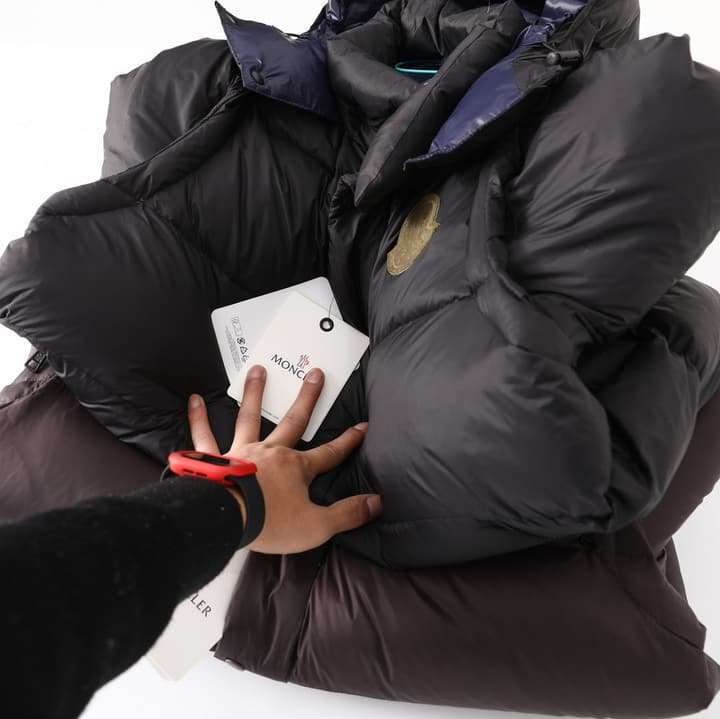 Moncler Cyclone Detachable Down Jacket – 2024FW in Black/Blue