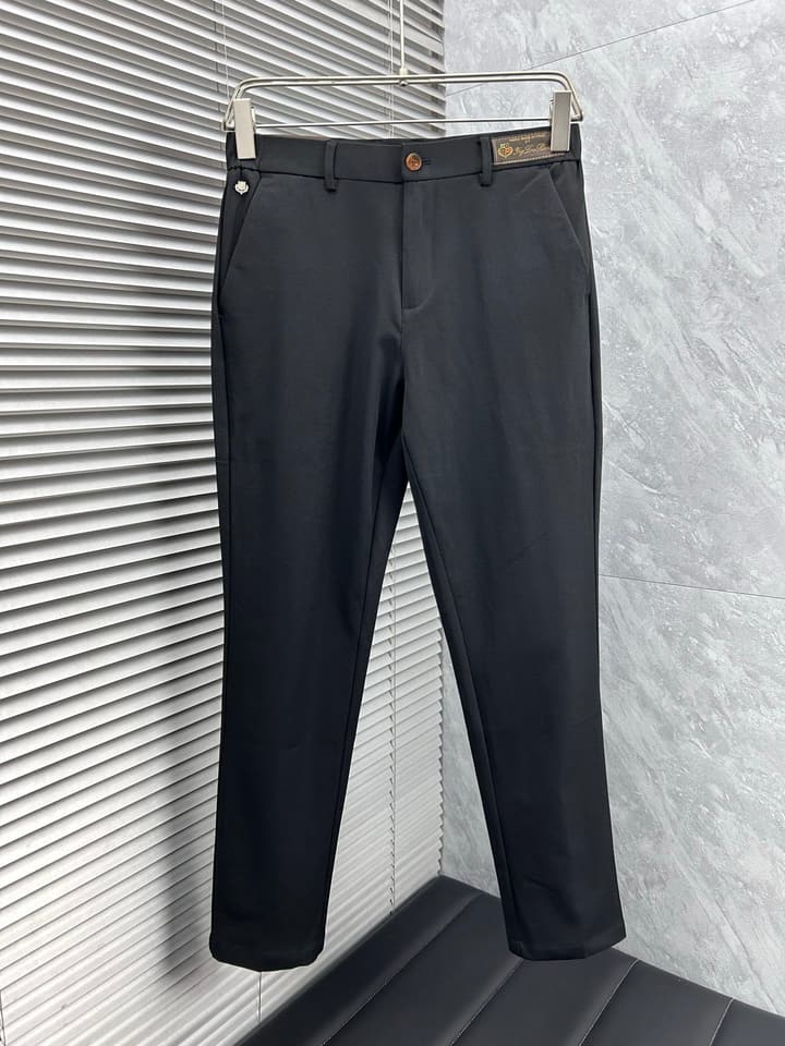 Brunello Cucinelli Tailored Casual Trousers – 2025SS in Black