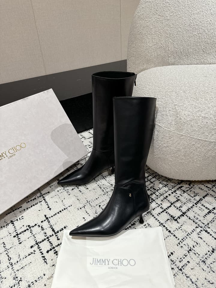 Jimmy Choo Classic Teardrop Heel Ankle Boots