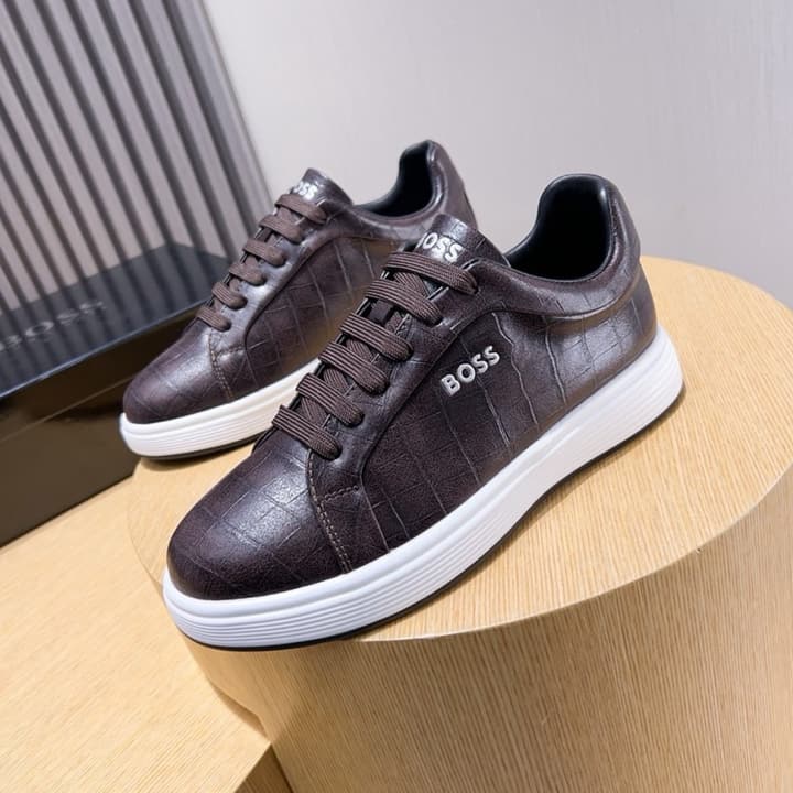 Boss Classic Leather Driving Shoes