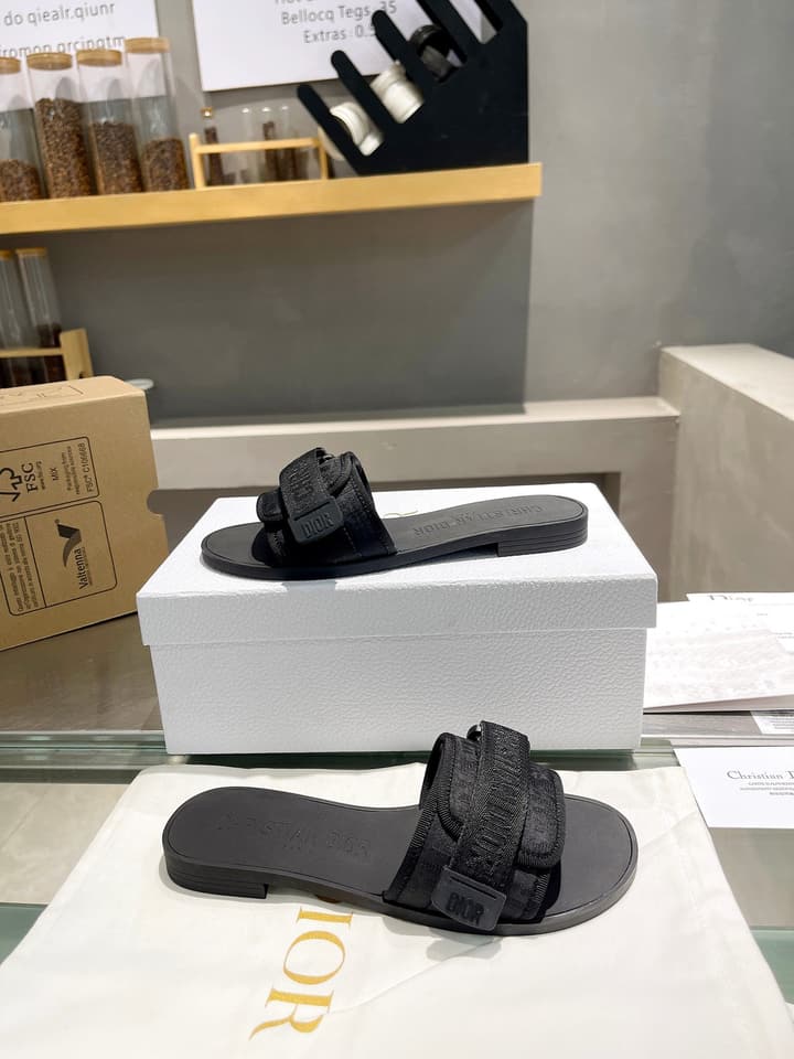 Dior Velcro Strap Sandals – 2024 Collection
