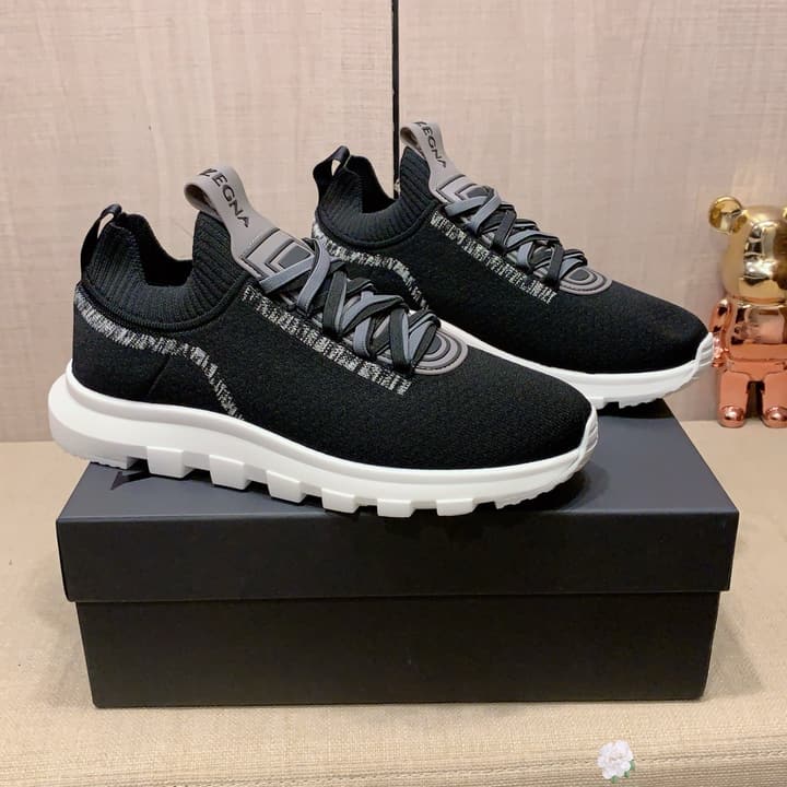 Zegna Latest Casual Sneakers in Black
