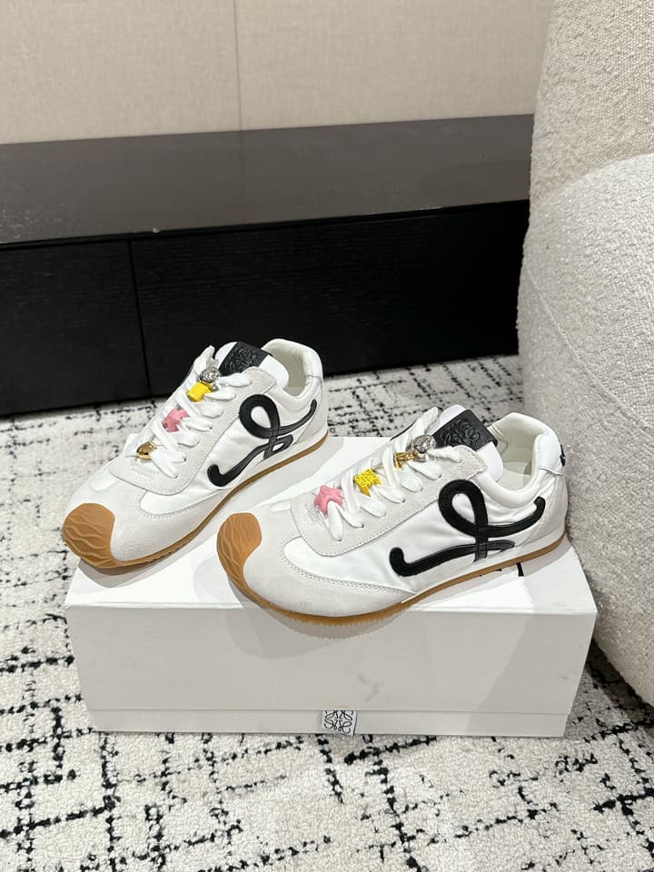Loewe Ballet Runner 2.0 Unisex Sneakers – 2025 Collection in White And Light Blue