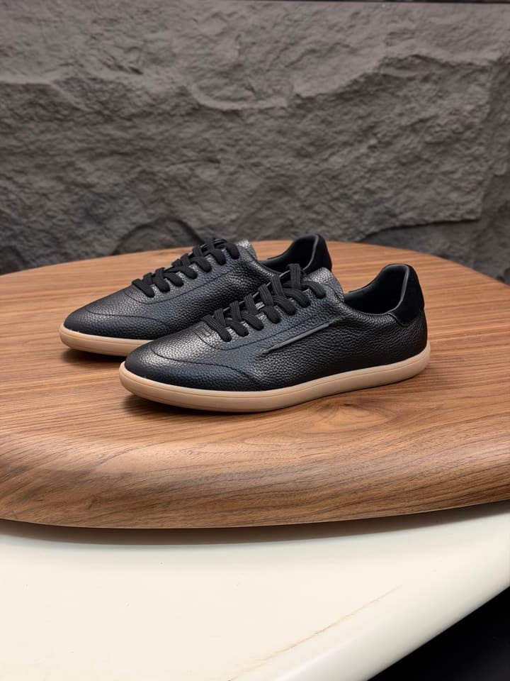 Zegna Old Money Suede Casual Sneakers