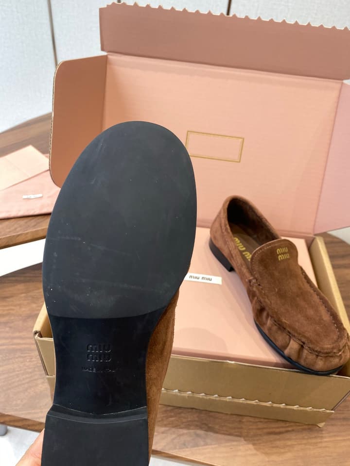 Miu Miu Loafers – 25SS Autumn/Winter Collection in Black Suede