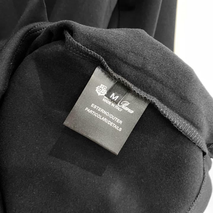 Loro Piana Fashion Casual Long Sleeve T-Shirt – Early Autumn New Counter Style in Classic Black