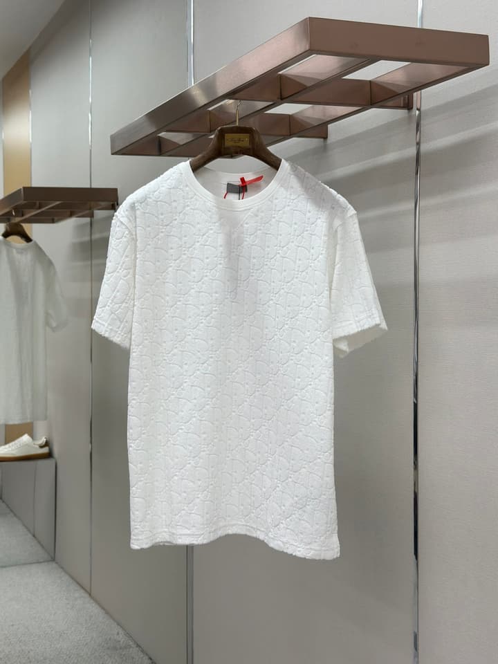 Dior Oblique Jacquard Loose Fit T-Shirt in Black
