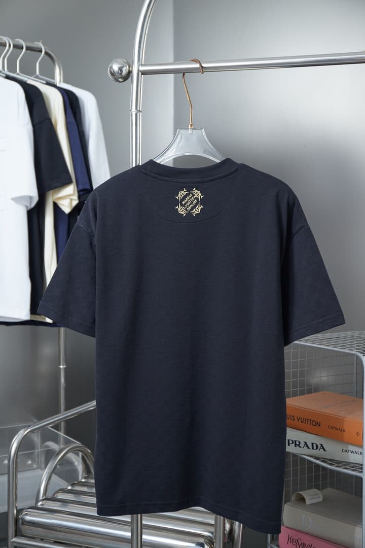 Louis Vuitton Checkerboard Jacquard Logo T-Shirt – 26SS in Black