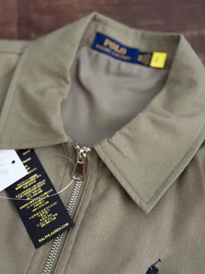 Ralph Lauren Men's Linen Zip Jacket