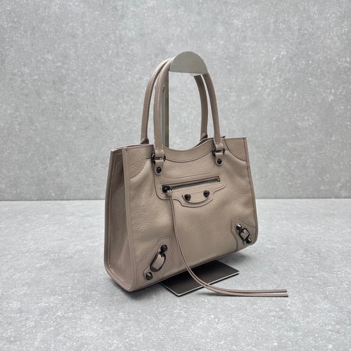 Balenciaga Le City Tote in Sesame – Small in Sesame