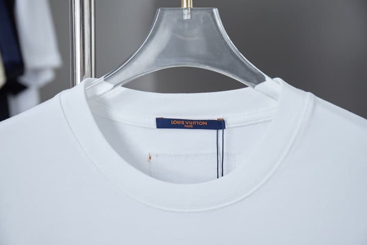 Louis Vuitton Embroidered Logo T-Shirt – 26SS Early Spring Collection in Black