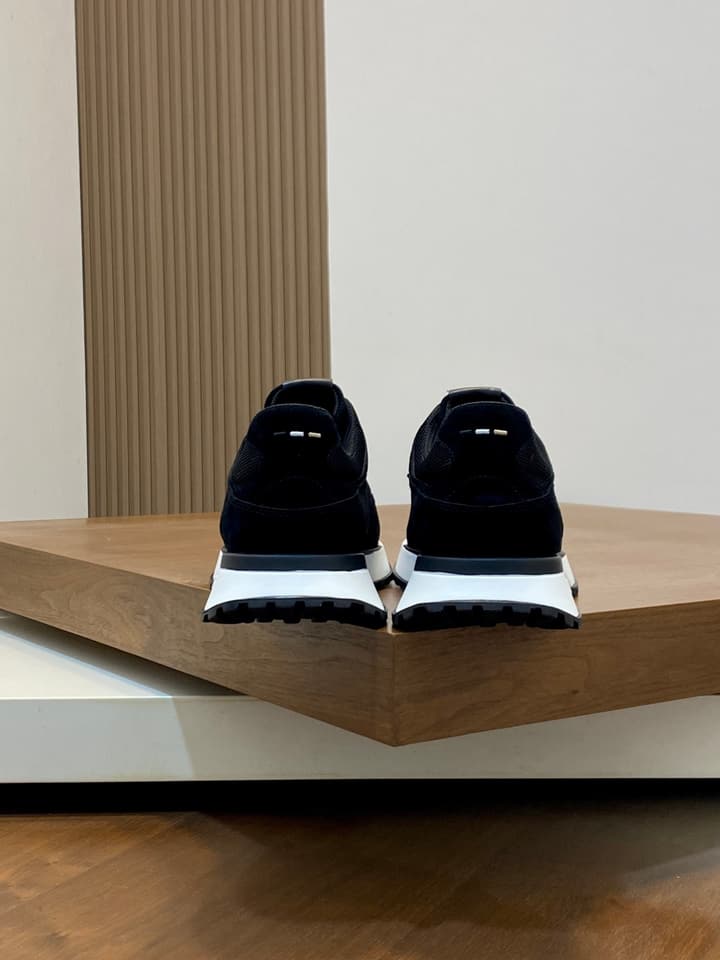 Boss Menswear Suede and Mesh Sneakers