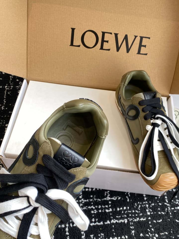 Loewe Ballet Runner Sneakers – 2025 Paris Fashion Week in Brown