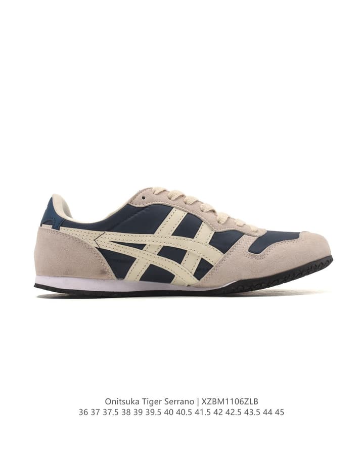 Onitsuka Tiger SERRANO™ Unisex Sneakers in Dark Navy And Beige