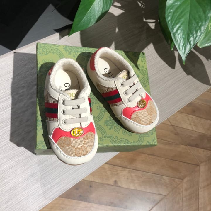 Gucci Kids' Footwear – Kids Collection in Green/red Web Stripe