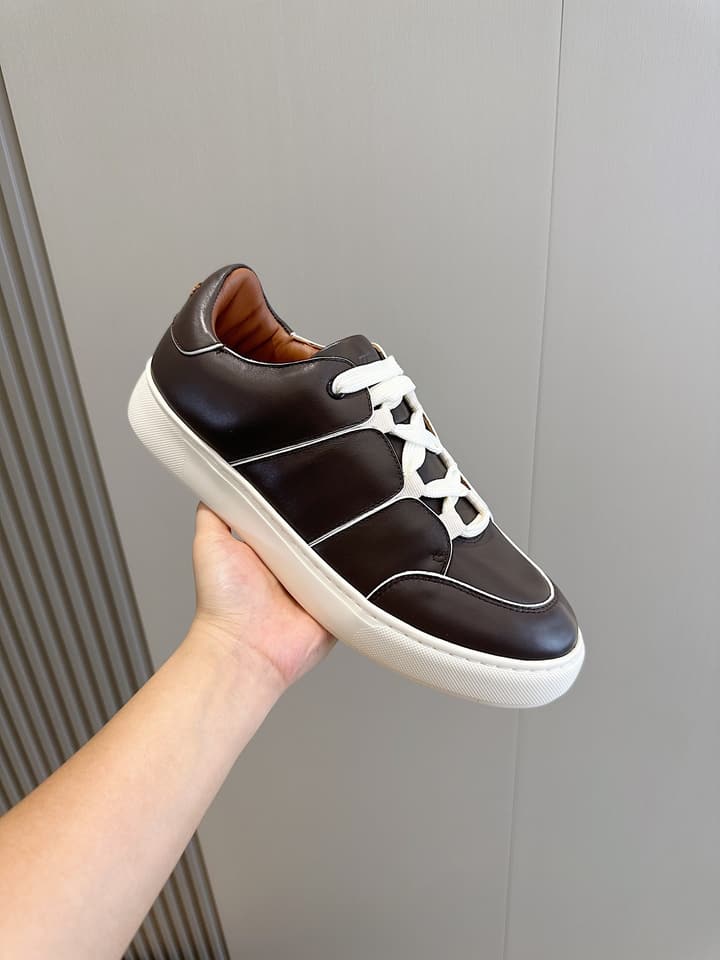 Zegna Tiziano Couture Sneakers in Black With Matching Laces